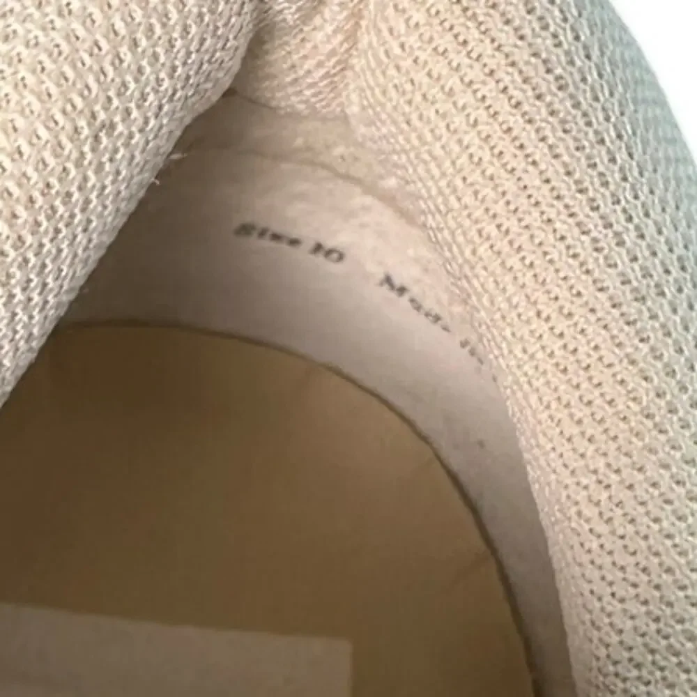 Dolce Vita Dolen sneakers in a cream woven knit material Size 10